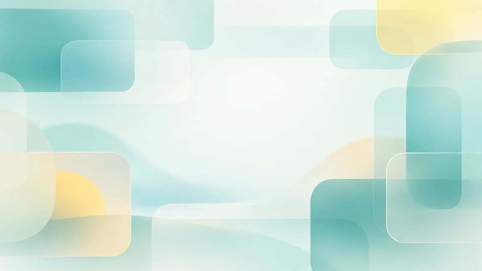 Abstracte zachte vlakken in teal en goud