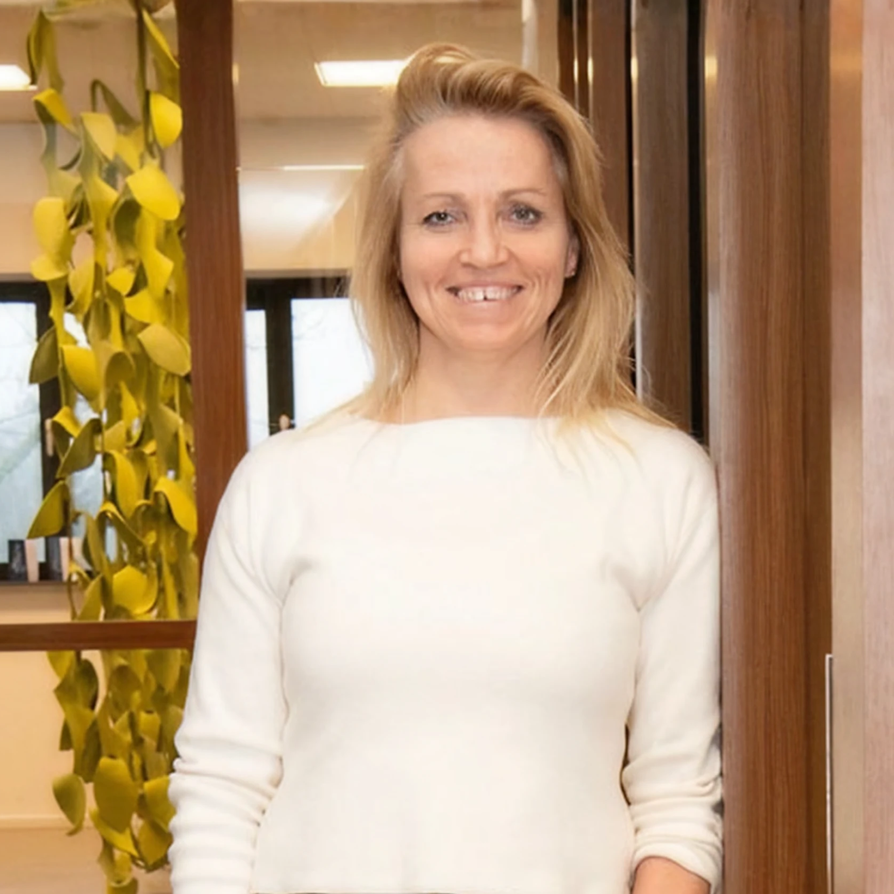 Portrait of Debby Elfrink, operations director at Speck Pompen